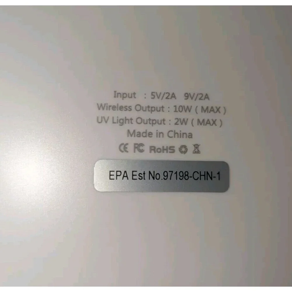 Re FineClean MultiPurpose Wireless Charging Mobile Phone UV Light Sanitizer‎
